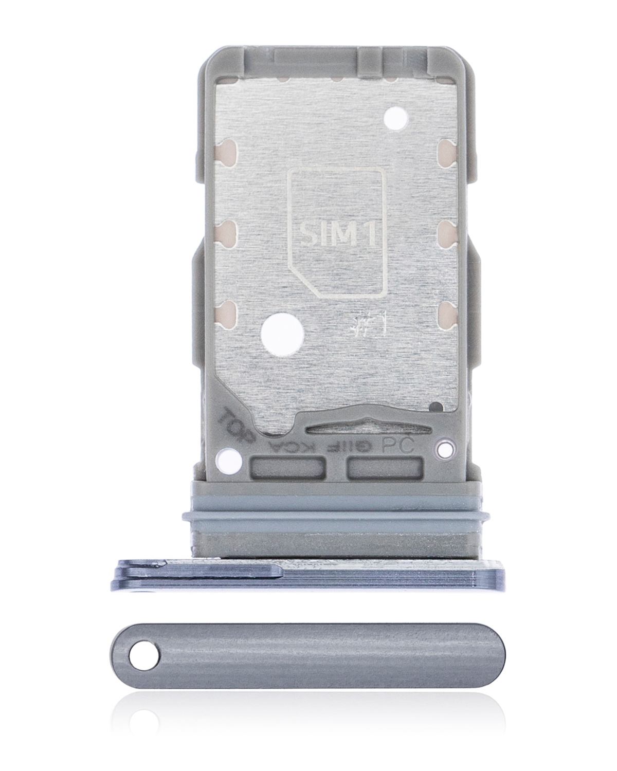 Samsung Galaxy S21 5G İle Uyumlu İle Uyumlu Çift Sim Kart Tepsisi (Phantom Gri) - Görsel 5