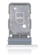 Samsung Galaxy S21 5G İle Uyumlu İle Uyumlu Çift Sim Kart Tepsisi (Phantom White) - Görsel 3