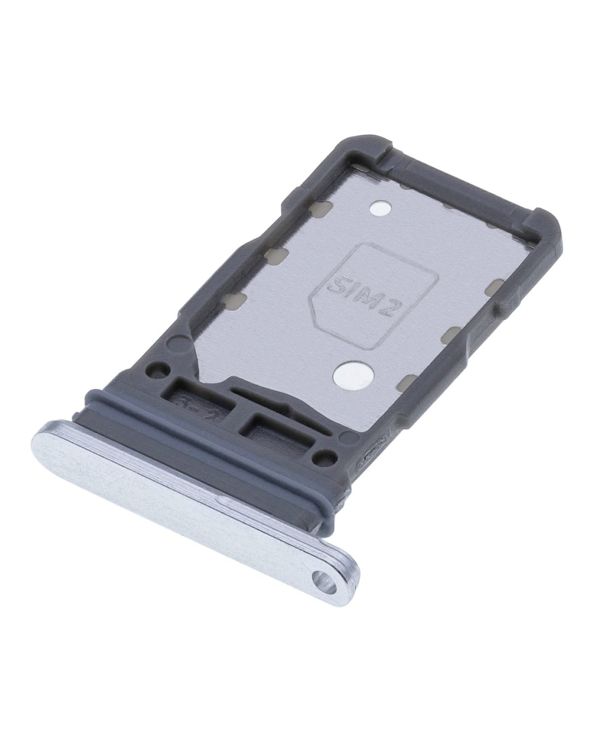 Samsung Galaxy S21 5G İle Uyumlu İle Uyumlu Çift Sim Kart Tepsisi (Phantom White) - Görsel 4