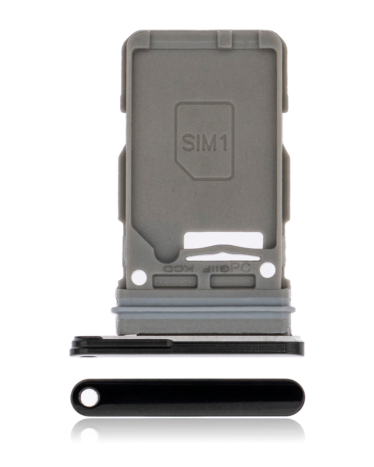 Samsung Galaxy S21 5G İle Uyumlu İle Uyumlu Tek Sim Kart Tepsisi (Phantom Black) - Görsel 5