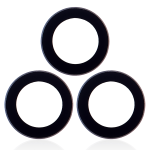 Samsung Galaxy S21 FE İle Uyumlu 5G Arka Kamera Lensi (Sadece Cam) Yapışkanlı (3 Parça Set)