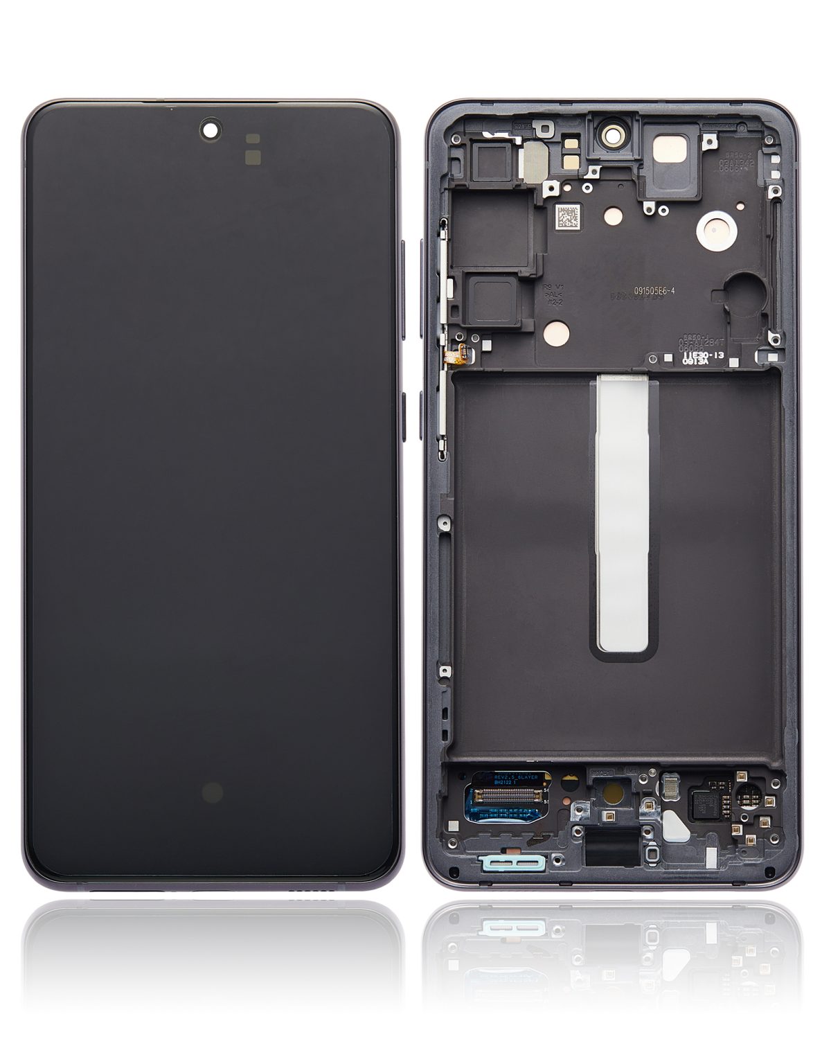 Samsung Galaxy S21 FE İle Uyumlu 5G - Çerçeveli ekran Orijinal Ekranı Orijinal (Grafit) - Görsel 2