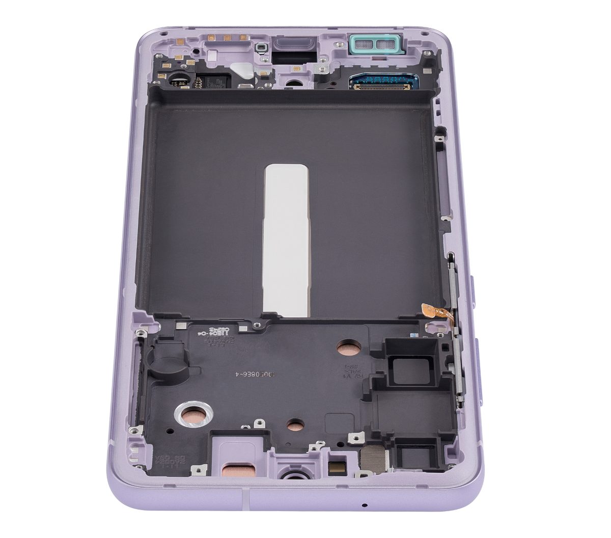 Samsung Galaxy S21 FE İle Uyumlu 5G - Çerçeveli ekran Orijinal Ekranı Orijinal (Lavanta) - Görsel 4