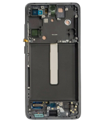 Samsung Galaxy S21 FE İle Uyumlu 5G - Çerçeveli ekran Orijinal Ekranı Orijinal (Lavanta) - Görsel 8