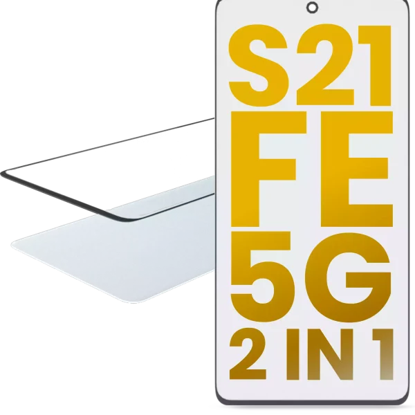 Samsung Galaxy S21 FE İle Uyumlu 5G OCA Önceden Kurulu 2'si 1 Arada Ön Cam