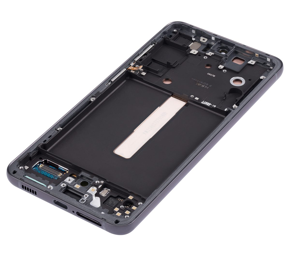 Samsung Galaxy S21 FE İle Uyumlu 5G - (Servis Paketi) (Grafit) Çerçeveli ekran Orijinal Ekranı - Görsel 6