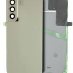 Samsung Galaxy S21 FE İle Uyumlu Arka Kapak Camı Kamera Lensiyle Uyumlu (Servis Paketi) (Zeytin)
