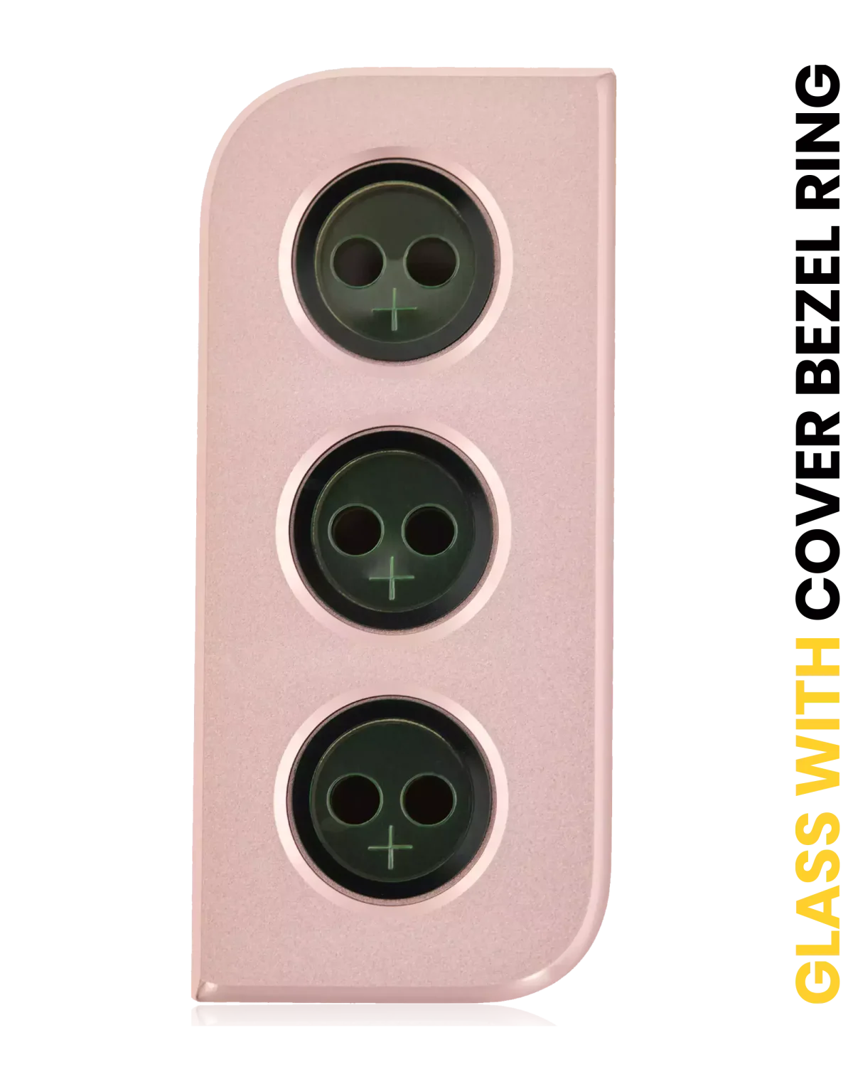 Samsung Galaxy S21 İle Uyumlu Arka Kamera Lensi Çerçeveli Halkalı (Phantom Pembe) - Görsel 6