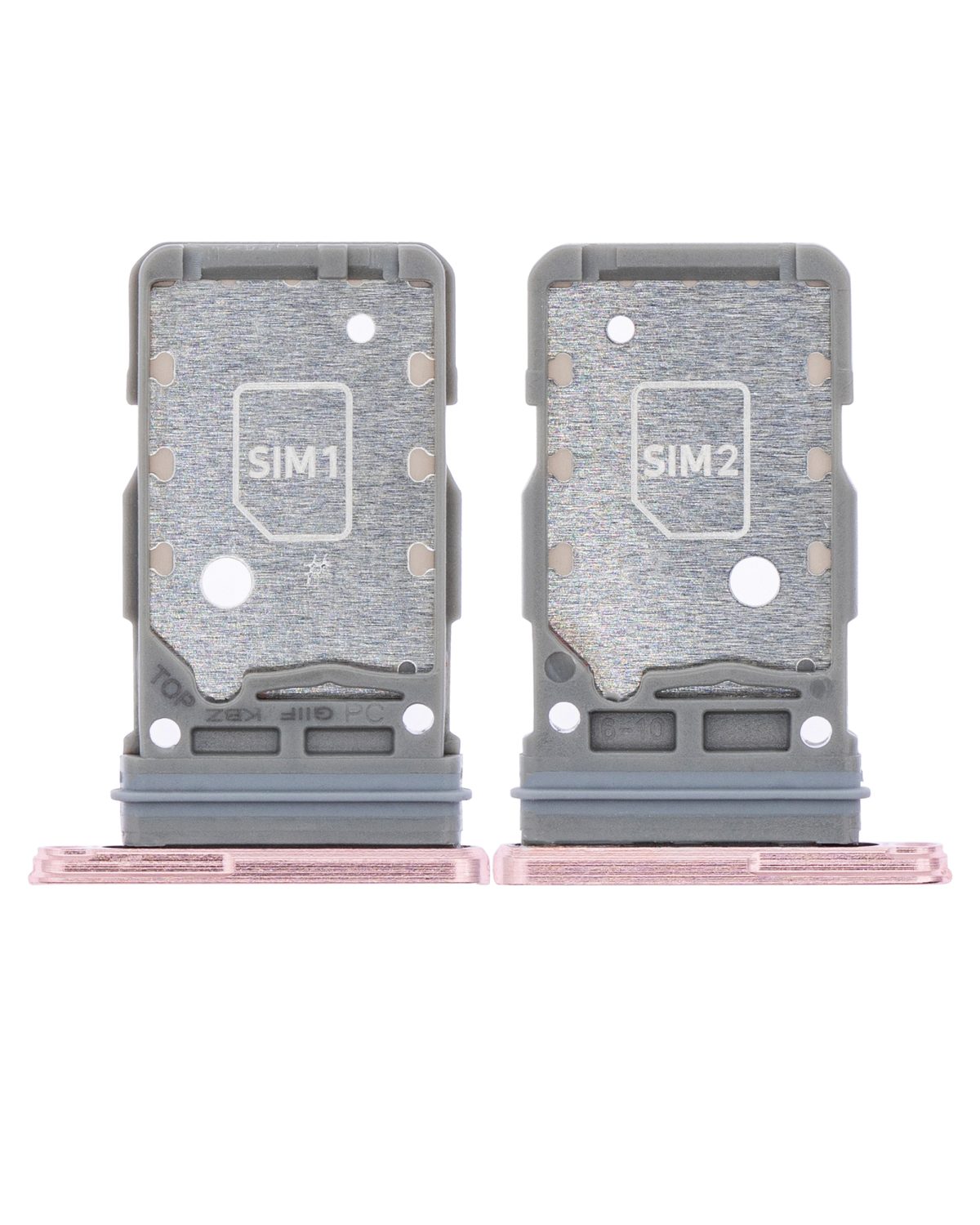 Samsung Galaxy S21 İle Uyumlu Çift Sim Kart Tepsisi (Phantom Pink) - Görsel 2