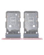 Samsung Galaxy S21 İle Uyumlu Çift Sim Kart Tepsisi (Phantom Pink) - Görsel 2