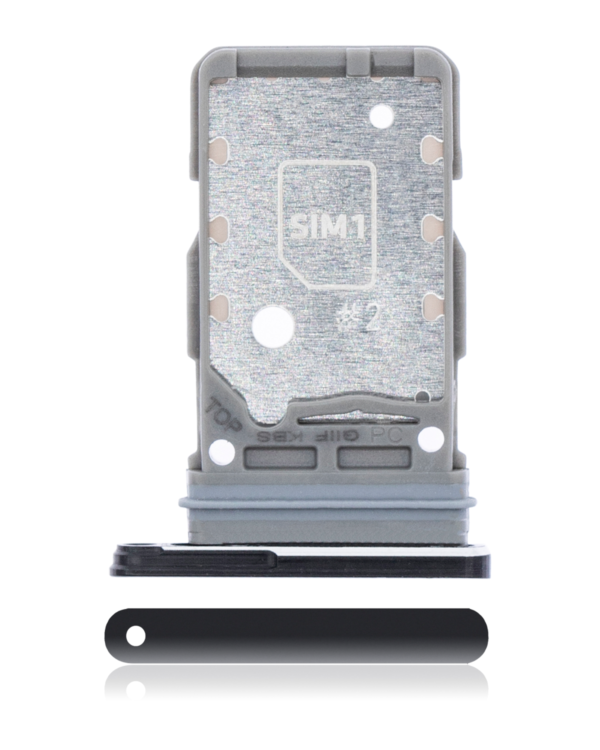 Samsung Galaxy S21 İle Uyumlu Çift Sim Kart Tepsisi (Siyah) - Görsel 5