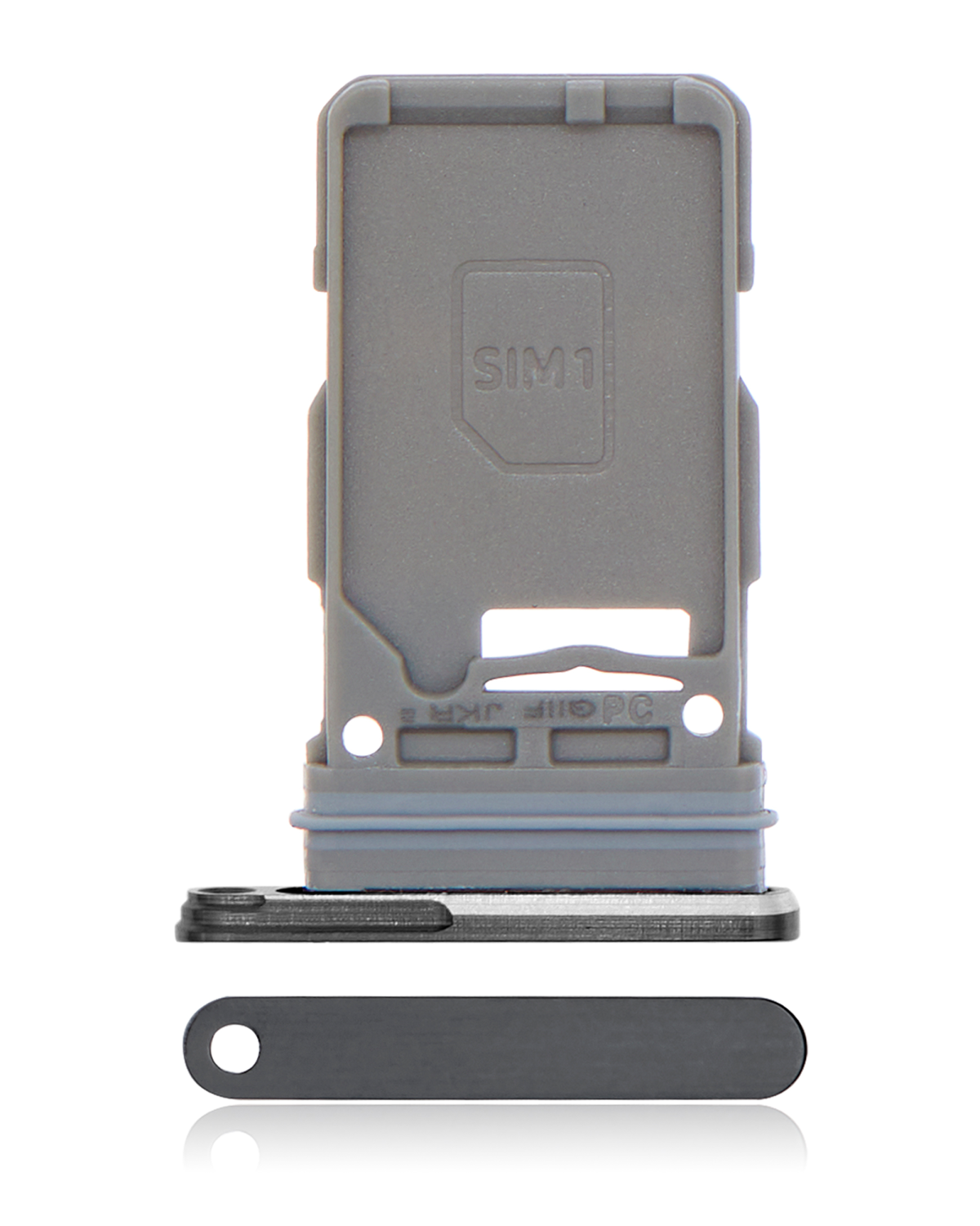 Samsung Galaxy S21 İle Uyumlu Tek Sim Kart Tepsisi (Phantom Gri)