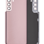 Samsung Galaxy S21 Plus İle Uyumlu Arka Kapak Camı Kamera Lensiyle  (Phantom Gold)