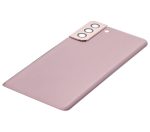 Samsung Galaxy S21 Plus İle Uyumlu Arka Kapak Camı Kamera Lensiyle  (Phantom Gold) - Görsel 6