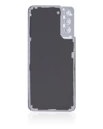 Samsung Galaxy S21 Plus İle Uyumlu Arka Kapak Camı Kamera Lensiyle Uyumlu (Servis Paketi) (Phantom Silver) - Görsel 3
