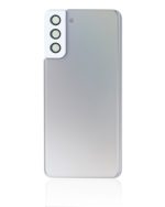Samsung Galaxy S21 Plus İle Uyumlu Arka Kapak Camı Kamera Lensiyle Uyumlu (Servis Paketi) (Phantom Silver) - Görsel 4