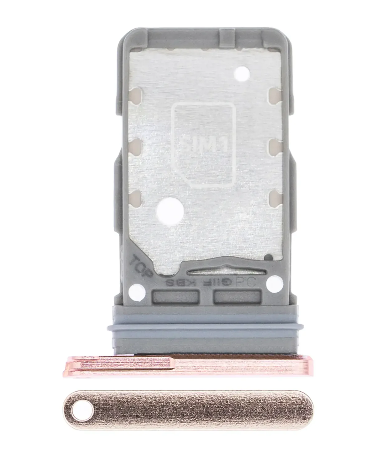 Samsung Galaxy S21 Plus İle Uyumlu Çift Sim Kart Tepsisi (Phantom Gold) - Görsel 5