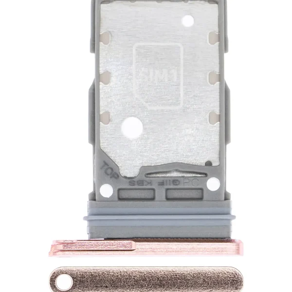 Samsung Galaxy S21 Plus İle Uyumlu Çift Sim Kart Tepsisi (Phantom Gold)