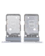 Samsung Galaxy S21 Plus İle Uyumlu Çift Sim Kart Tepsisi (Phantom Silver) - Görsel 2