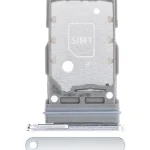 Samsung Galaxy S21 Plus İle Uyumlu Çift Sim Kart Tepsisi (Phantom Silver)