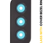 Samsung Galaxy S21 Plus İle Uyumlu İçin Çerçeve (Phantom Black)  Halkalı Arka Kamera Lensi Uyumlu