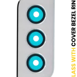 Samsung Galaxy S21 Plus İle Uyumlu İçin Çerçeve (Phantom Silver)  Halkalı Arka Kamera Lensi Uyumlu