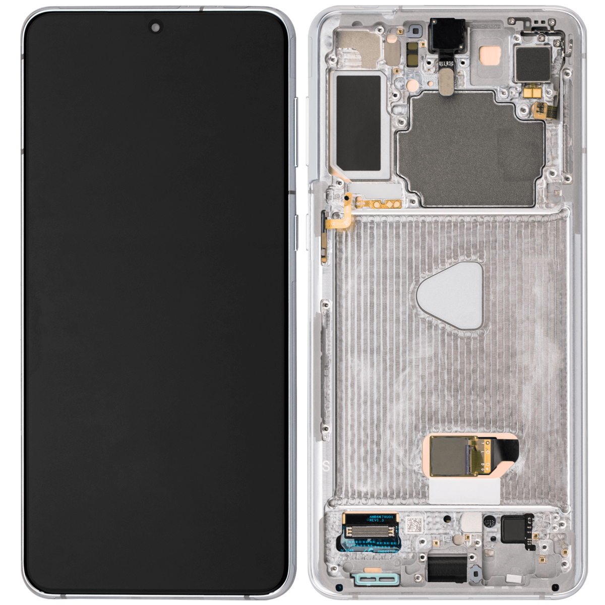 Samsung Galaxy S21 Plus İle Uyumlu İçin Çerçeveli ekran 5G (Aftermarket Plus) (Phantom Silver) - Görsel 2