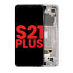 Samsung Galaxy S21 Plus İle Uyumlu İçin Çerçeveli ekran 5G (Aftermarket Plus) (Phantom Silver) - Görsel 3