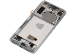 Samsung Galaxy S21 Plus İle Uyumlu İçin Çerçeveli ekran 5G (Aftermarket Plus) (Phantom Silver) - Görsel 7