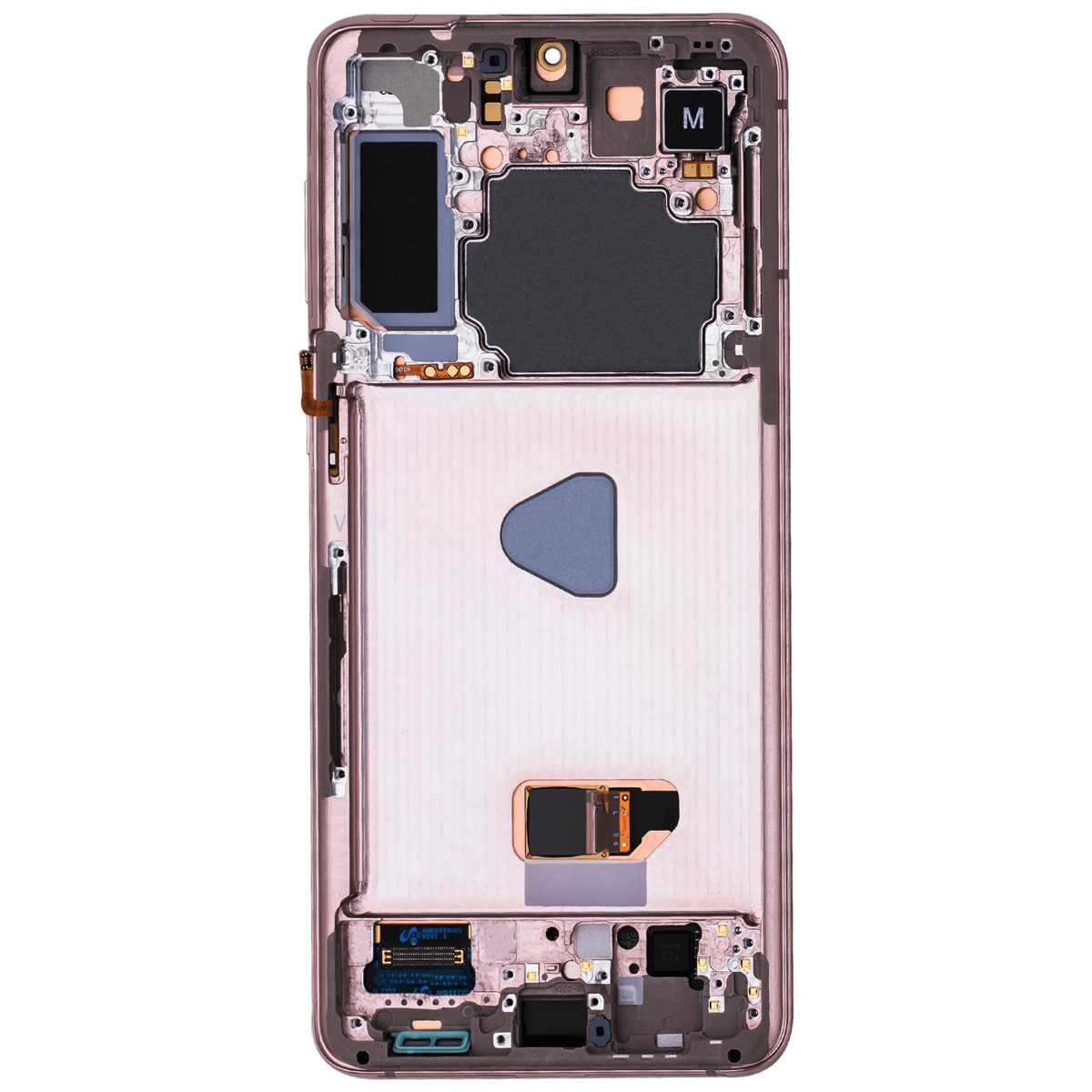 Samsung Galaxy S21 Plus İle Uyumlu İçin Çerçeveli ekran 5G (Aftermarket Plus) (Phantom Violet Pembe Altın) - Görsel 5