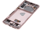 Samsung Galaxy S21 Plus İle Uyumlu İçin Çerçeveli ekran 5G (Aftermarket Plus) (Phantom Violet Pembe Altın) - Görsel 7