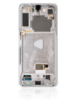 Samsung Galaxy S21 Plus İle Uyumlu İçin Çerçeveli ekran 5G Orijinal (Phantom Silver)  Orijinal Ekranı - Görsel 3