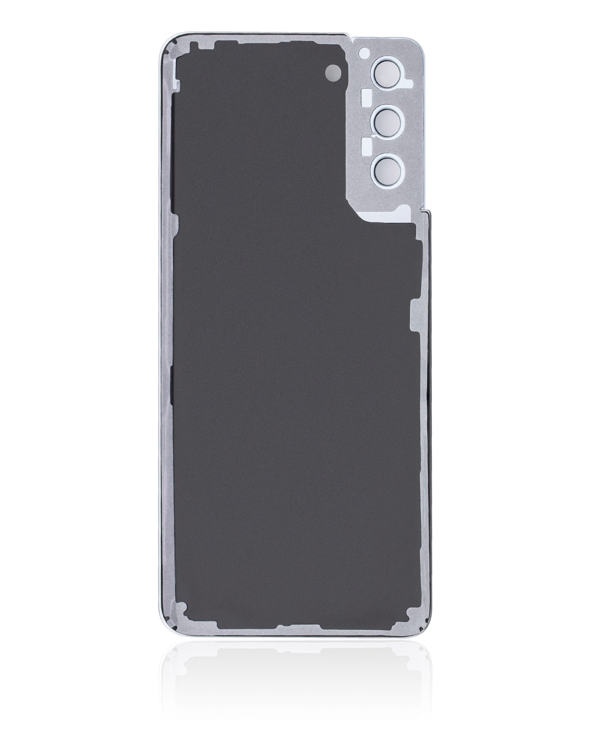 Samsung Galaxy S21 Plus İle Uyumlu İçin Kamera Lensli Arka Kapak Camı  (Phantom Silver) - Görsel 3