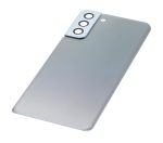 Samsung Galaxy S21 Plus İle Uyumlu İçin Kamera Lensli Arka Kapak Camı  (Phantom Silver) - Görsel 5