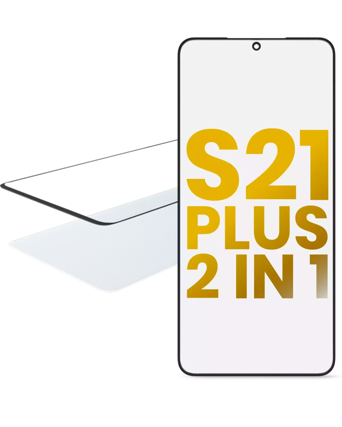 Samsung Galaxy S21 Plus İle Uyumlu OCA Önceden Kurulu 2'si 1 Arada Ön Cam - Görsel 7