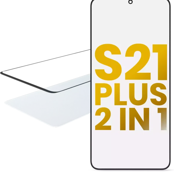 Samsung Galaxy S21 Plus İle Uyumlu OCA Önceden Kurulu 2'si 1 Arada Ön Cam