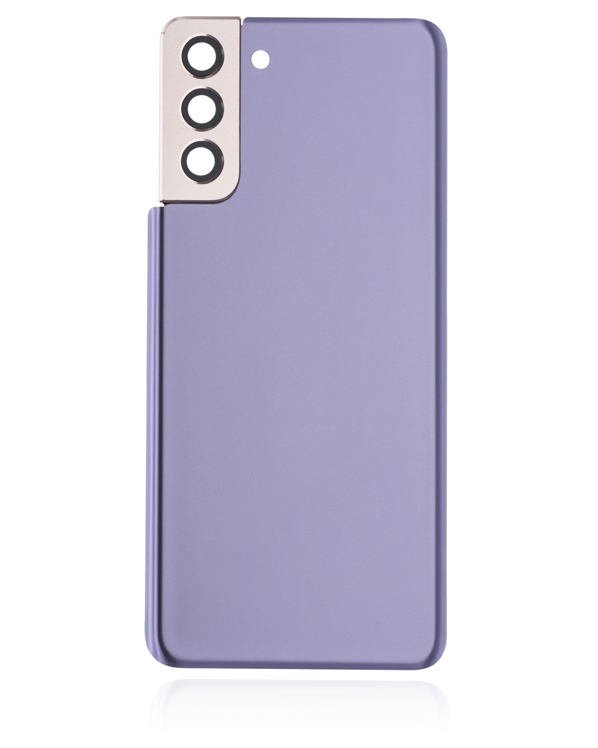 Samsung Galaxy S21 Plus İle Uyumlu (Service Pack) (Phantom Violet) Kamera Lensli Arka Kapak Camı - Görsel 3