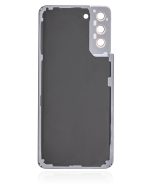 Samsung Galaxy S21 Plus İle Uyumlu (Service Pack) (Phantom Violet) Kamera Lensli Arka Kapak Camı - Görsel 4