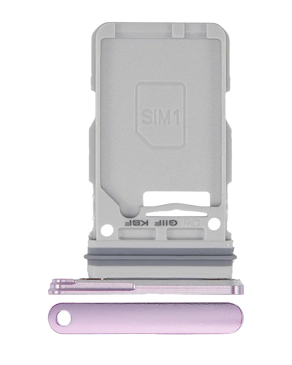 Samsung Galaxy S21 Plus İle Uyumlu Tek Sim Kart Tepsisi (Phantom Violet) - Görsel 6