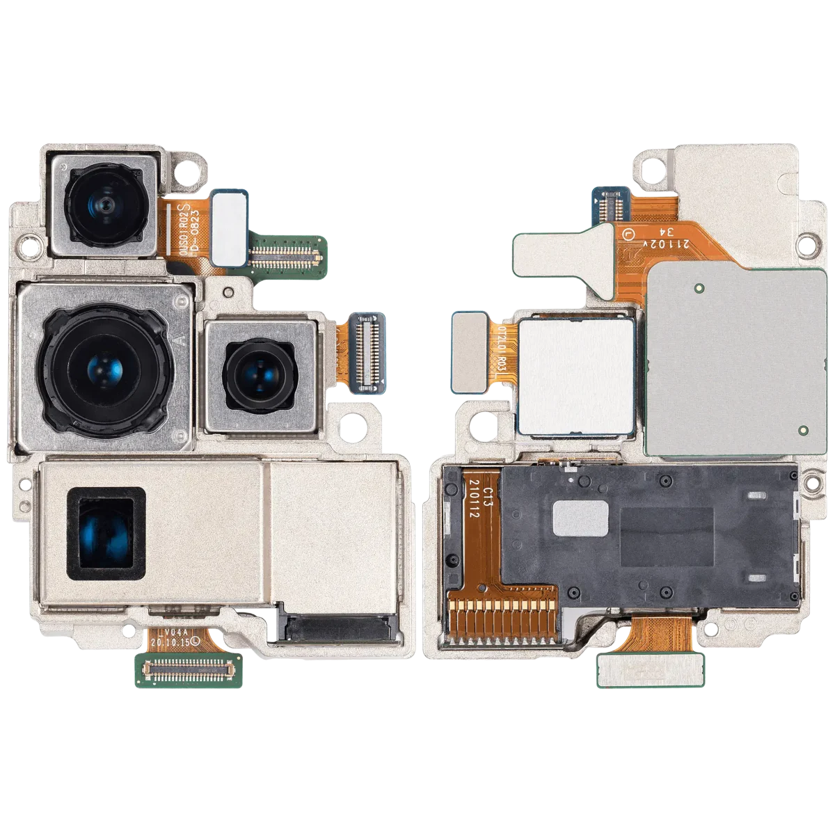 Samsung Galaxy S21 Ultra İle Uyumlu 5G Arka Kamera Ekranı (Geniş Telefoto Ultra Geniş Periskop) (Kullanılmış OEM Çekme: Sınıf A) - Görsel 2