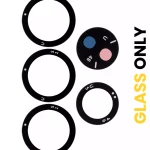 Samsung Galaxy S21 Ultra İle Uyumlu 5G Arka Kamera Lensi (Sadece Cam) Yapışkanlı (5 Parça Set)