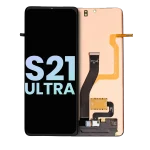 Samsung Galaxy S21 Ultra İle Uyumlu 5G Çerçevesiz ekran Orijinal Ekranı (Servis Paketi) (Tüm Renkler)