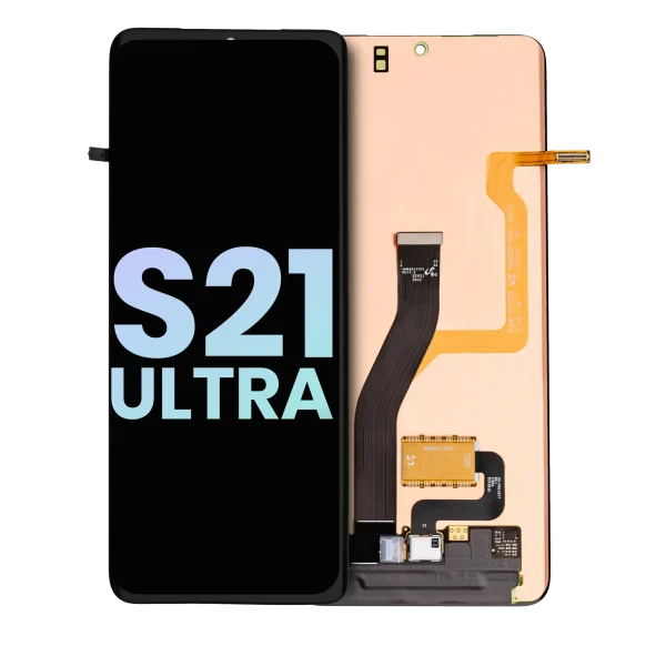 Samsung Galaxy S21 Ultra İle Uyumlu 5G Çerçevesiz ekran Orijinal Ekranı (Servis Paketi) (Tüm Renkler)