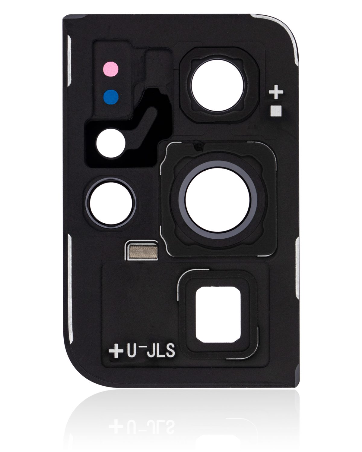 Samsung Galaxy S21 Ultra İle Uyumlu 5G (Phantom Black) Kapaklı Arka Kamera Lensi Çerçeveli Halkalı - Görsel 3