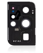 Samsung Galaxy S21 Ultra İle Uyumlu 5G (Phantom Black) Kapaklı Arka Kamera Lensi Çerçeveli Halkalı - Görsel 3