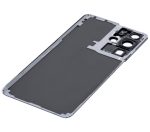 Samsung Galaxy S21 Ultra İle Uyumlu Arka Kapak Camı Kamera Lensiyle  (Aftermarket Plus) (Phantom Navy) - Görsel 2