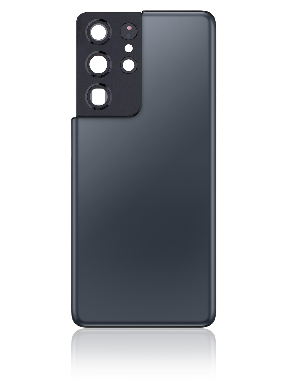 Samsung Galaxy S21 Ultra İle Uyumlu Arka Kapak Camı Kamera Lensiyle  (Aftermarket Plus) (Phantom Navy) - Görsel 3