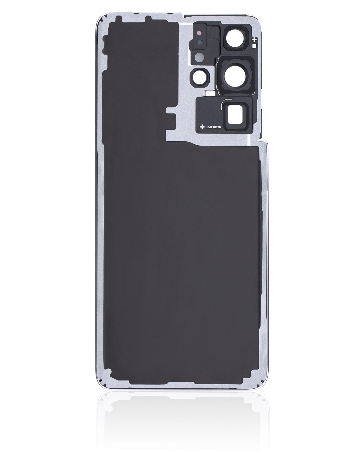 Samsung Galaxy S21 Ultra İle Uyumlu Arka Kapak Camı Kamera Lensiyle  (Aftermarket Plus) (Phantom Navy) - Görsel 5