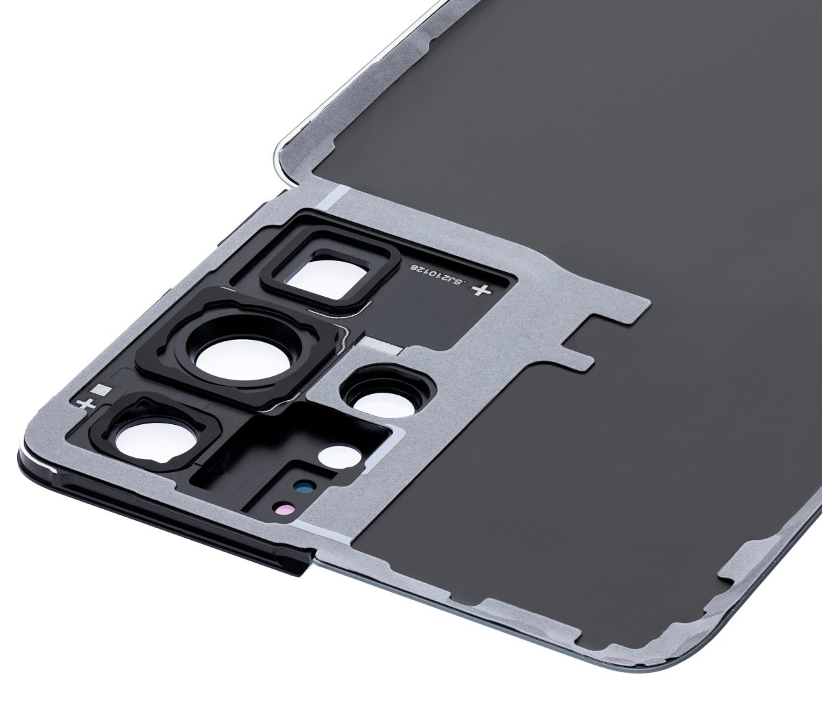 Samsung Galaxy S21 Ultra İle Uyumlu Arka Kapak Camı Kamera Lensiyle  (Aftermarket Plus) (Phantom Navy) - Görsel 6