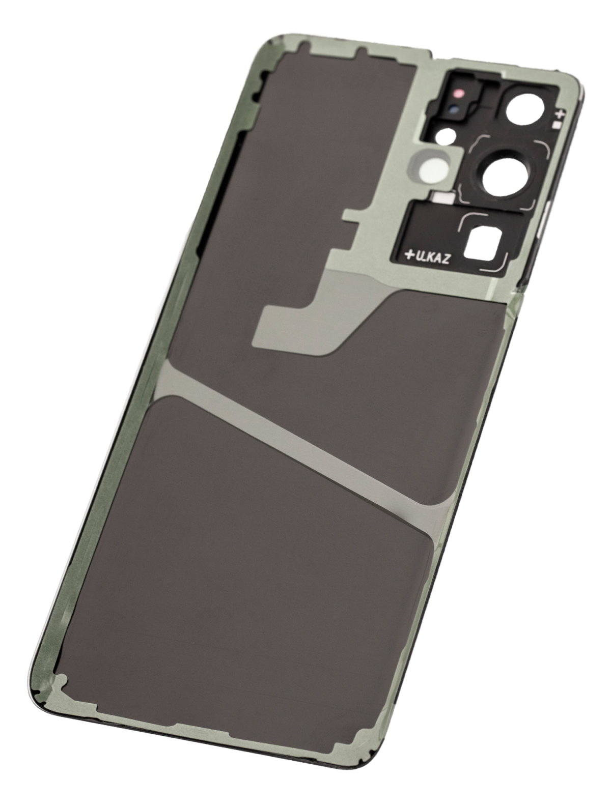 Samsung Galaxy S21 Ultra İle Uyumlu Arka Kapak Camı Kamera Lensiyle  (Aftermarket Plus) (Phantom Siyah) - Görsel 6